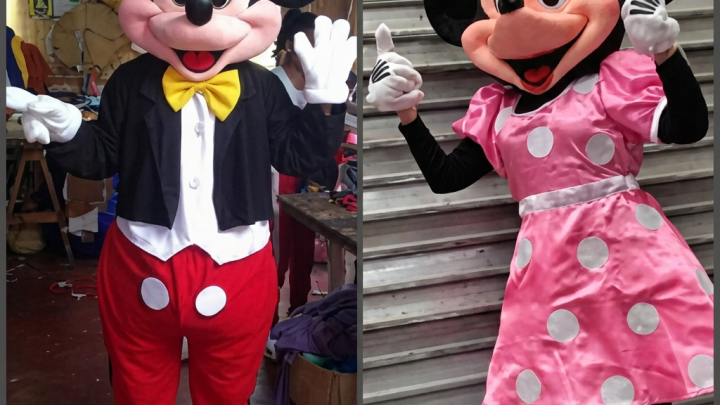 Venez poser avec Mickey et Minnie